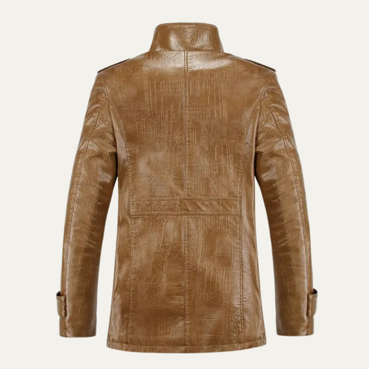 Men's Fleece Lined Leather Jacket
