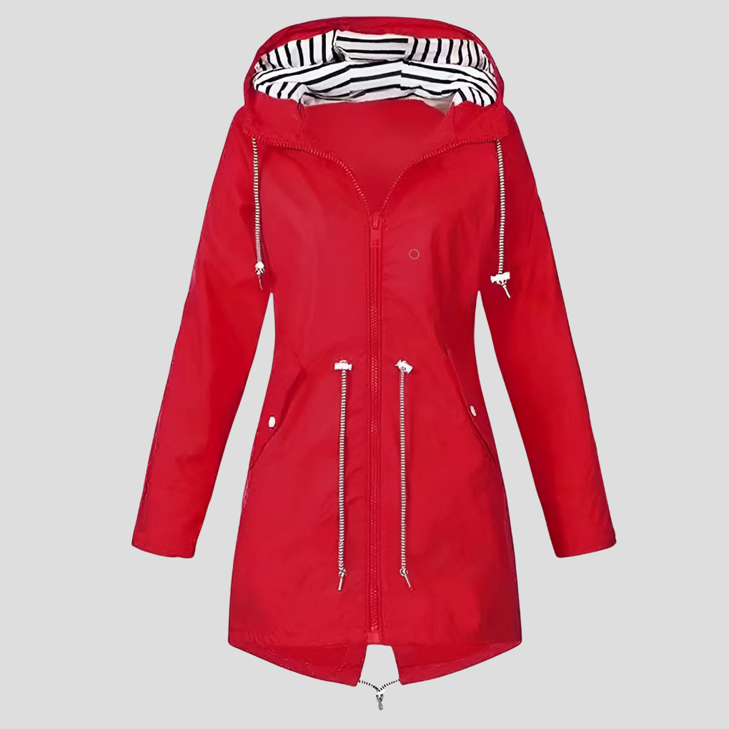 Women's Waterproof Hooded Parka Jacket