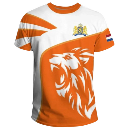 Netherlands Men's 3D T-Shirt 2024 Edition - Fashinoza