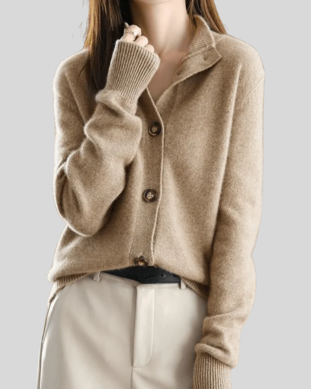 Lysandra | Soft Button-Front Knit Cardigan