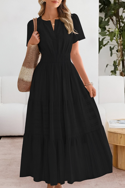 Women's Summer Dress Gathered Waist Detail