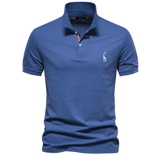 Men's Embroidered Polo Classic Timeless Style - Fashinoza