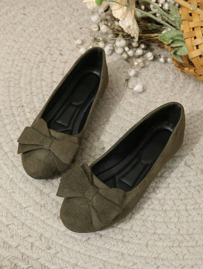 Charles | Women Summer Bow Detail Flats Shoes