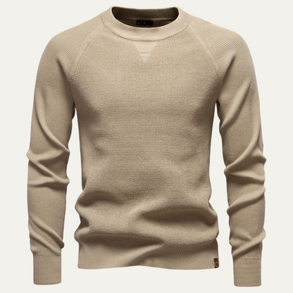 Men's Knitted Crew Neck Sweater