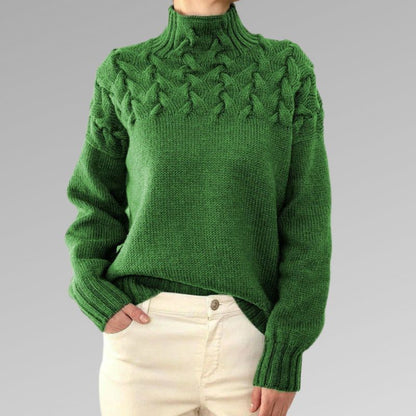Women's Turtleneck Sweater Elegant Warm