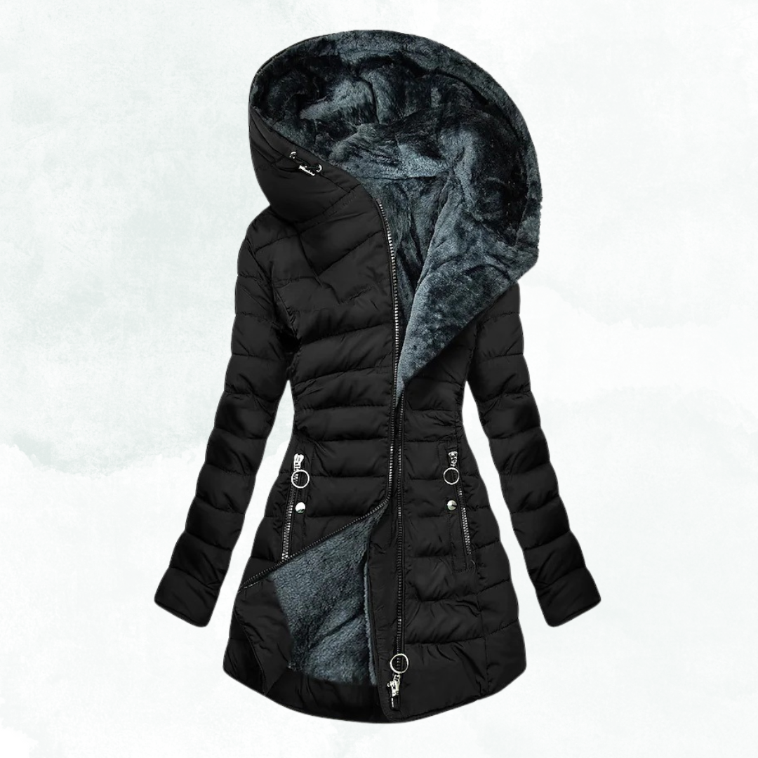 Women's Puffer Jacket Zip Up