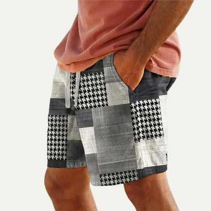 Men's Drawstring Shorts Colorful Cotton Casual