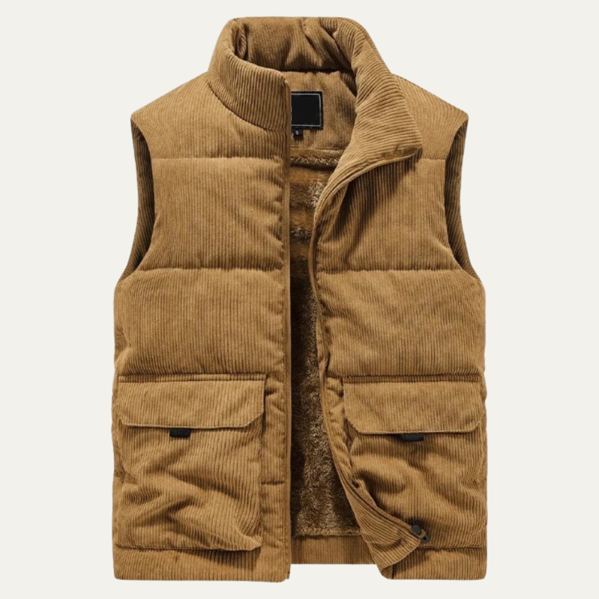 Penzance Men's Quilted Corduroy Gilet Lightweight - Fashinoza