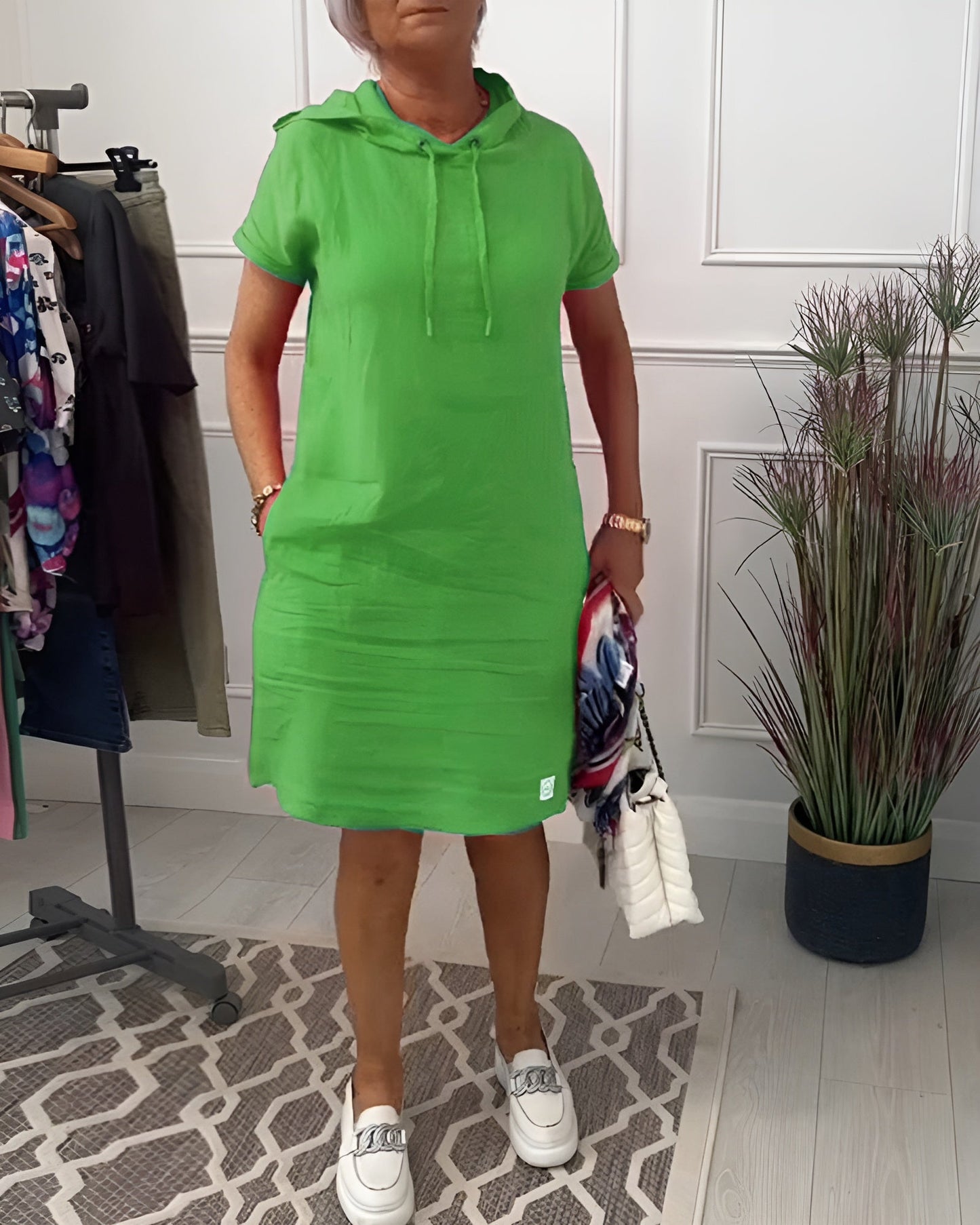 Women's Relaxed Hoodie Dress