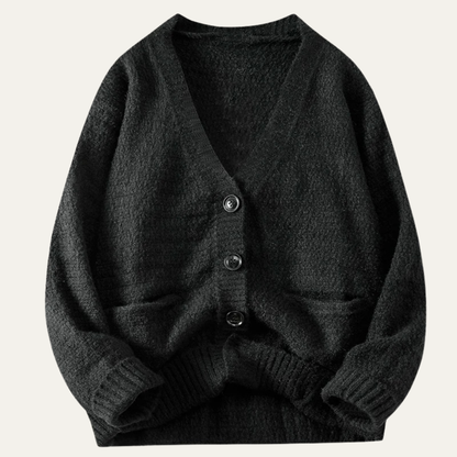 Dorsett Men's Knitted Cardigan Button Up Winter
