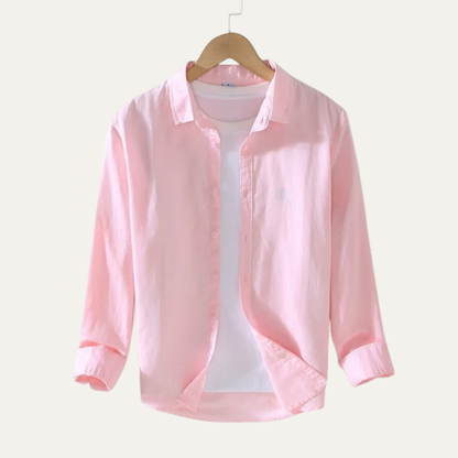 Men's Linen Cotton Summer Shirt
