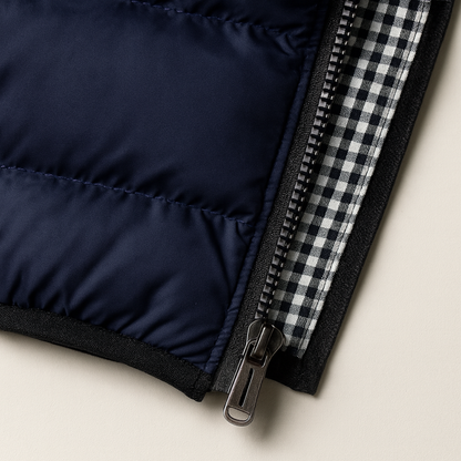 Men's Puffer Vest Quilted Black