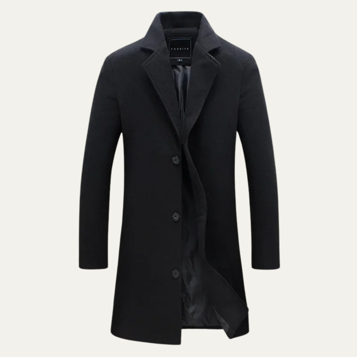 Men's Long Wool Smart Casual Coat - Fashinoza