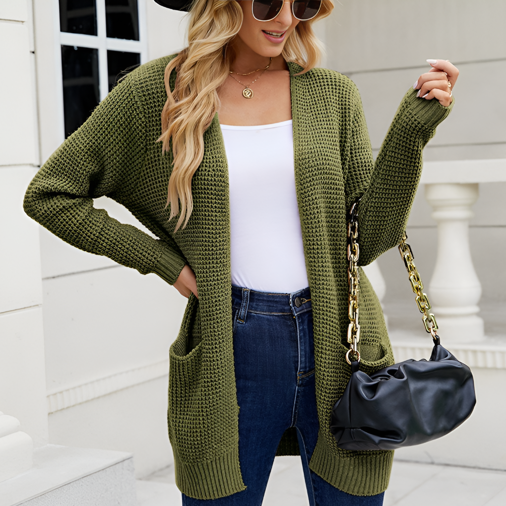 Women's Long Sleeve Cardigan Classic
