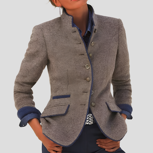 Women's Plain Jacket - Fashinoza