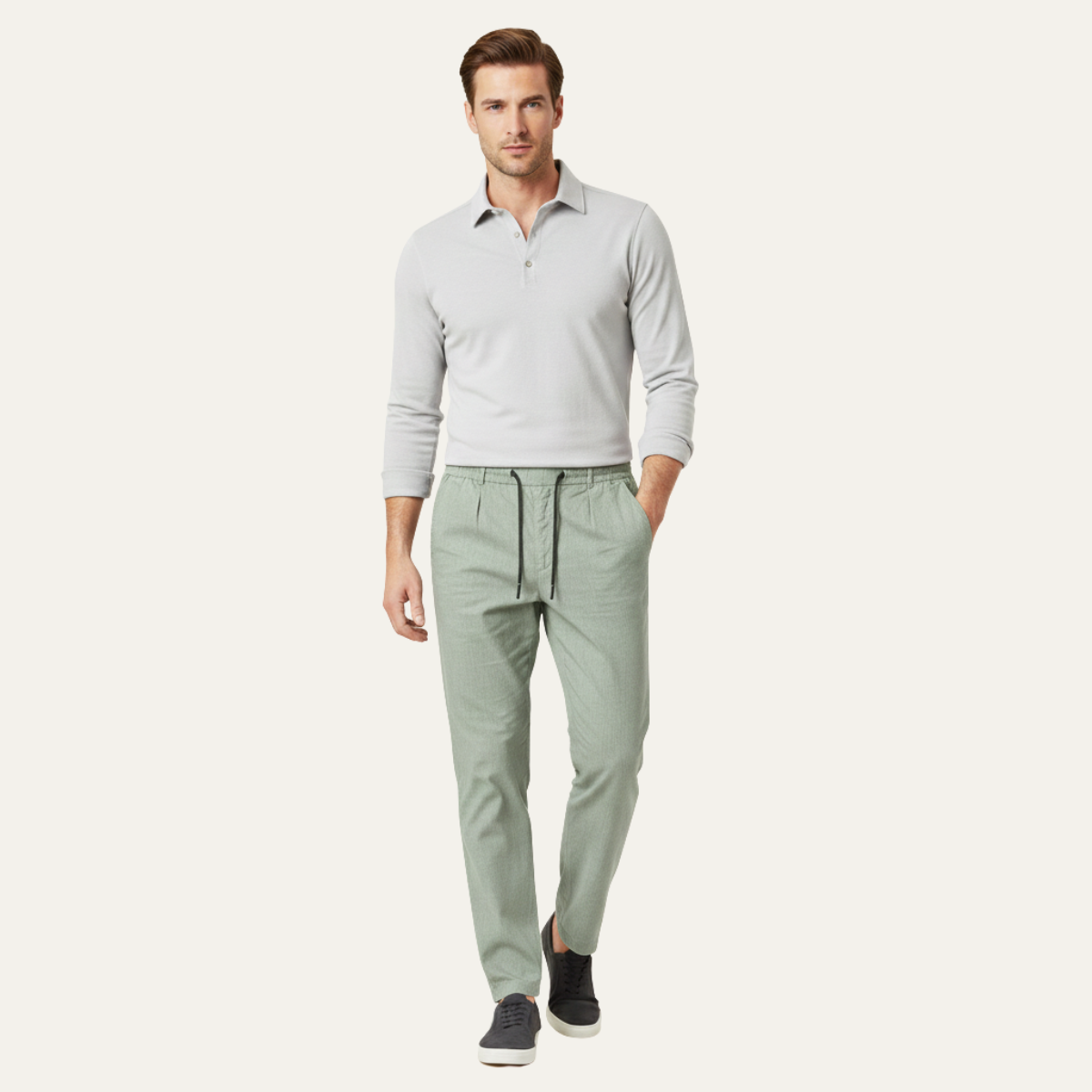 Men's Lightweight Drawstring Summer Pants