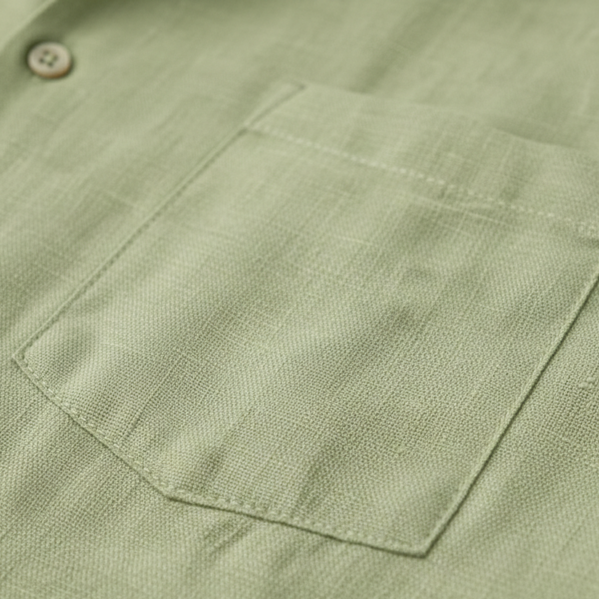 Men's Linen Shirt And Shorts Set Lightweight Beige