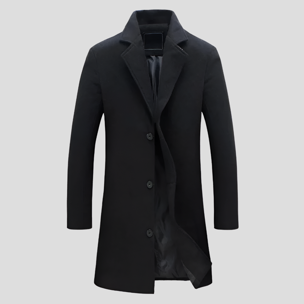 Men's Winter Coat Waterproof Insulated Black
