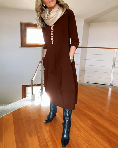 Women's Relaxed Midi Dress
