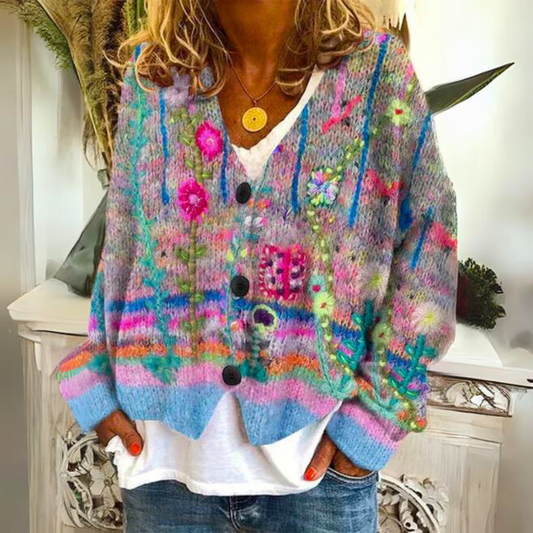 Makayla | Women Winter Patterned Cardigan