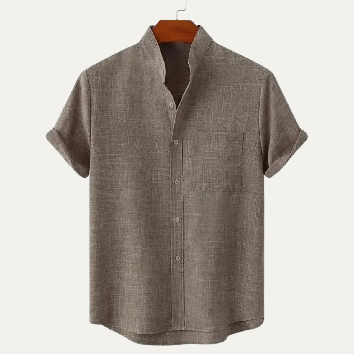 Men's Oversized Cotton Linen Beach Shirt