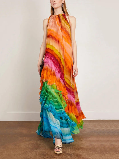 Women's Ruffle Maxi Dress