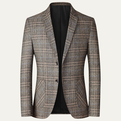Merrifield Men's Slim Fit Blazer Checked Lightweight