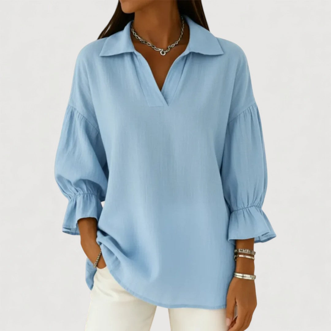 Women's Flowy Blouse - 
Fashinoza