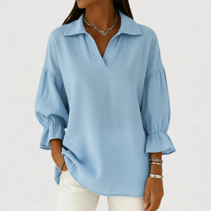Women's Flowy Blouse - 
Fashinoza