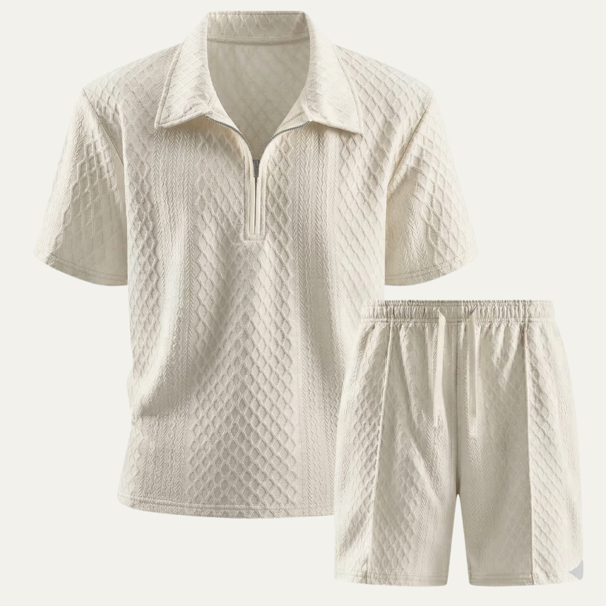 Men's Casual Streetwear Set Shirt And Shorts - Fashinoza