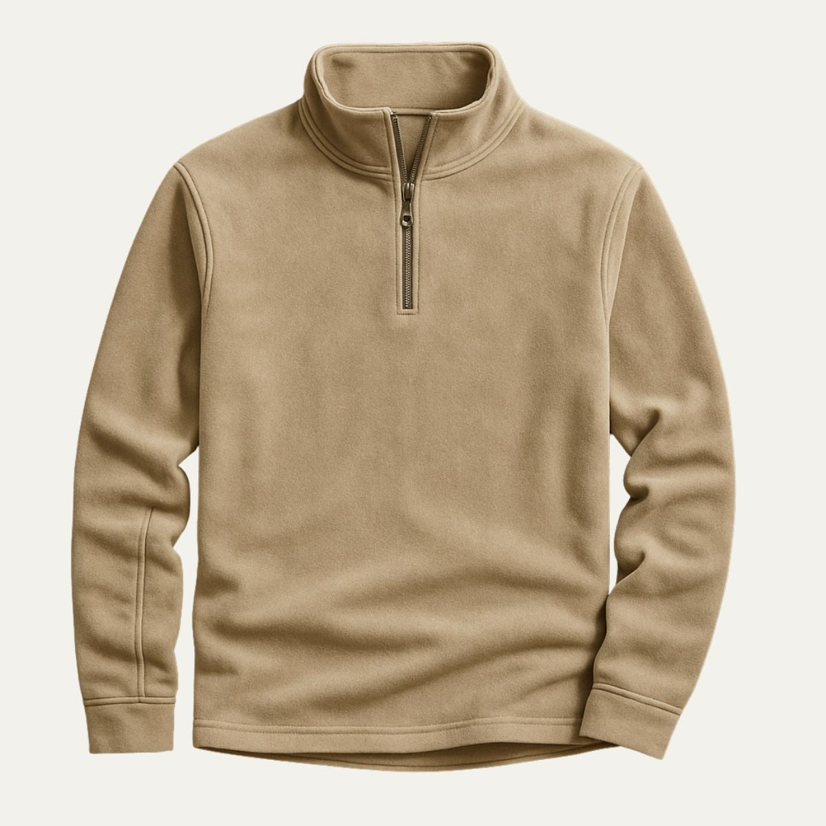 Men's Classic Fleece Quarter Zip Sweater - Fashinoza