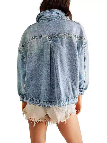 Women’s Comfortable Casual Denim Jacket