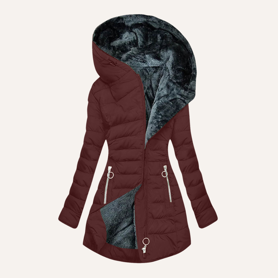 Women’s Hooded Waterproof Puffer Winter Jacket