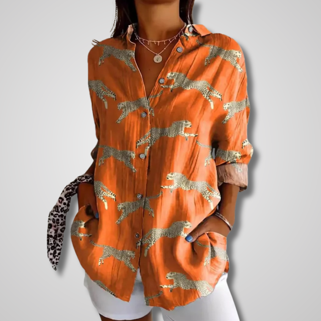 Women's Button Down Vintage Blouse