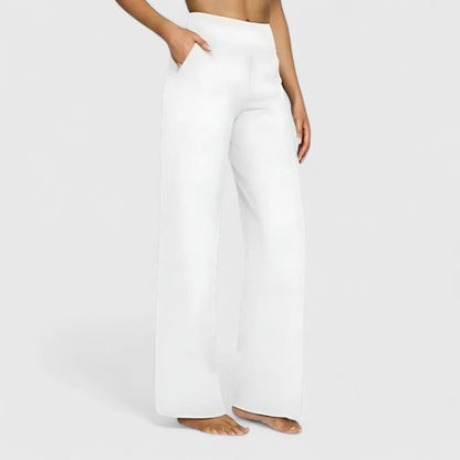 Hazel | Womens High Waist Wide Leg Pants