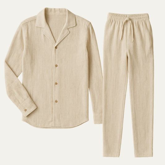 Linen Breathable Bedding Set - Fashinoza