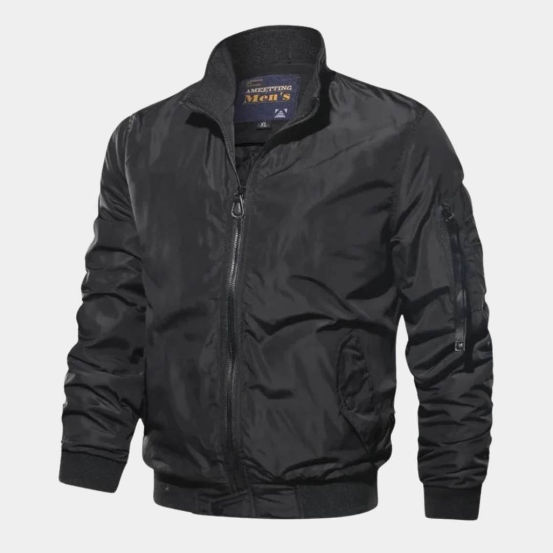 Lars Men's Wind-Resistant Bomber Jacket