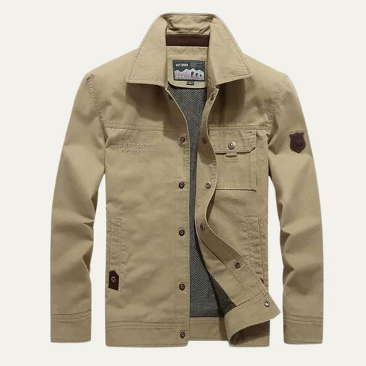 Men's Tactical Cargo Jacket - Fashinoza