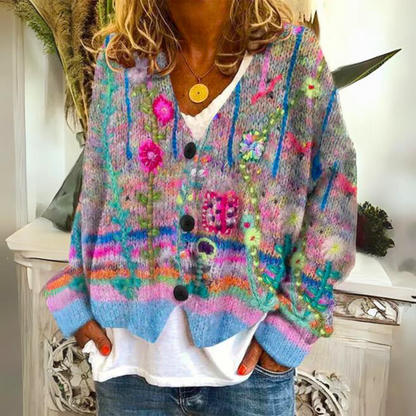Makayla | Women Winter Patterned Cardigan