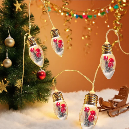 String Lights Snow Globe Bulb