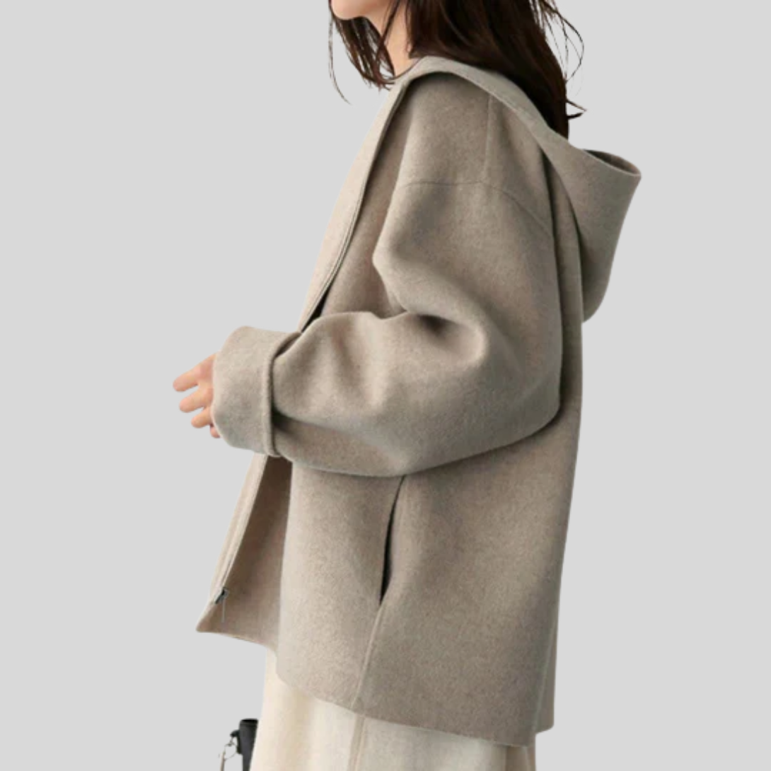 Women's Hooded Jacket Functional Design