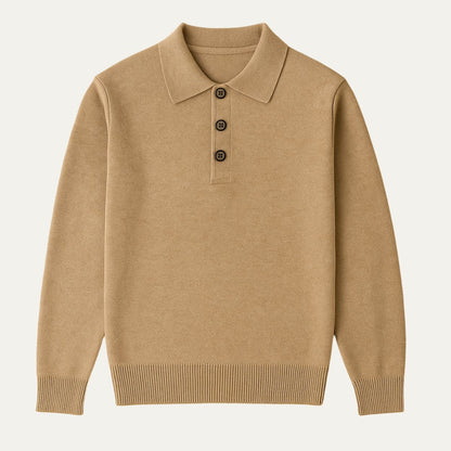 Beaumont Men's Cashmere Polo Shirt - Fashinoza