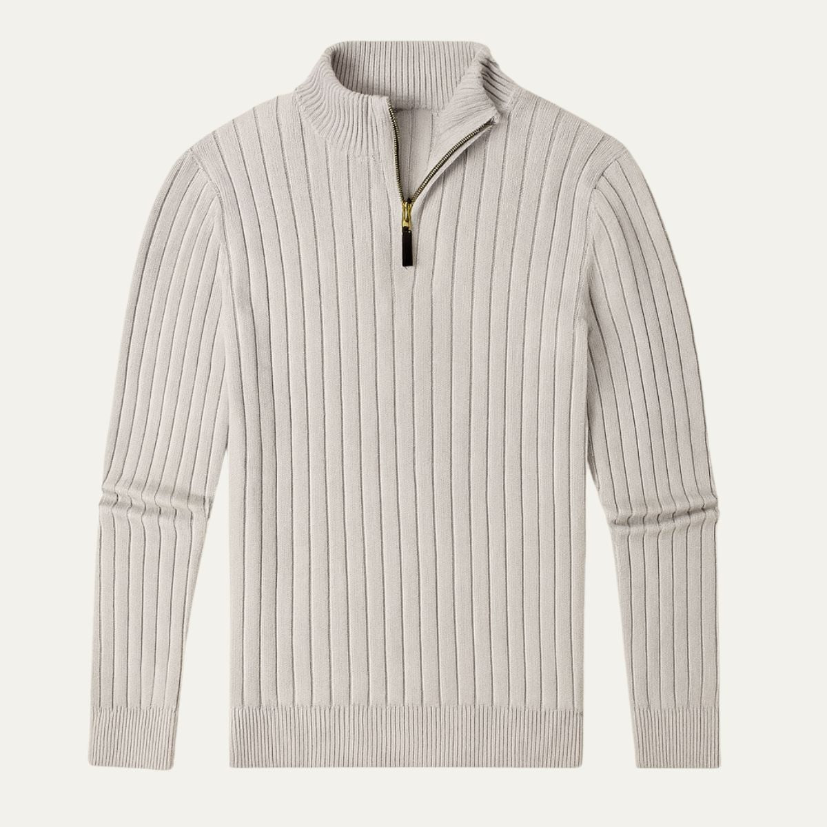 Men's Quarter Zip Sweater Old Money - Fashinoza