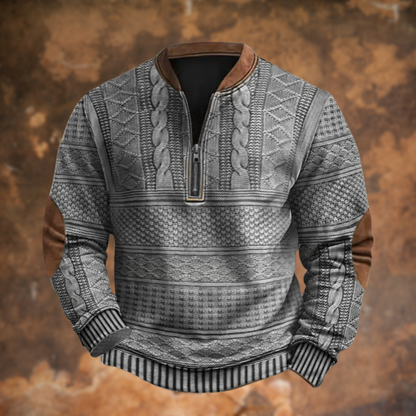 Patrick | Men’s Spring Textured Half Zip Pullover
