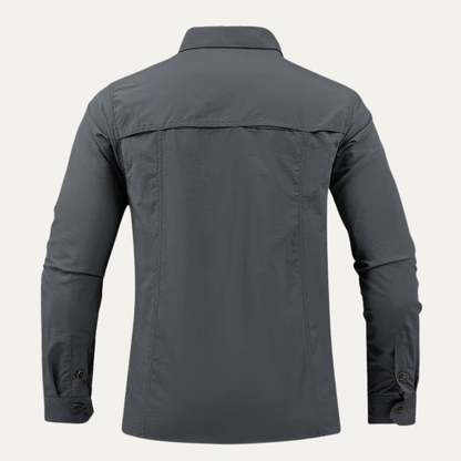 Montbrook Men's Tactical Cargo Shirt Multi Pocket