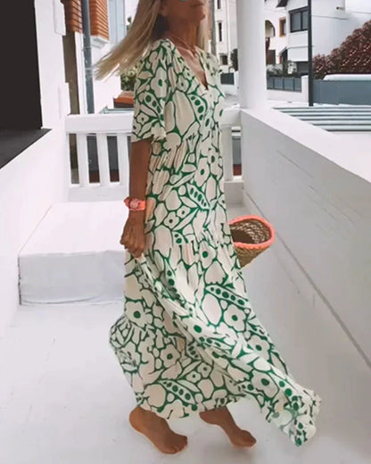 Women's Casual Dress Short Flutter Sleeves