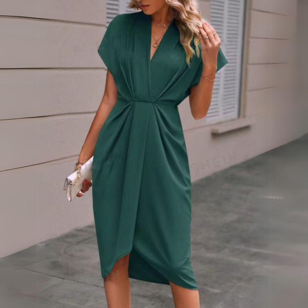 Denise Women's Draped Midi Dress