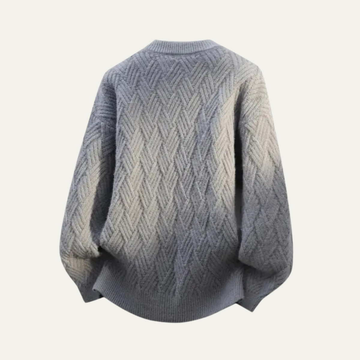 Men's Soft O Neck Warm Knitted Sweater