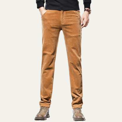 Men's Slim Fit Corduroy Pants