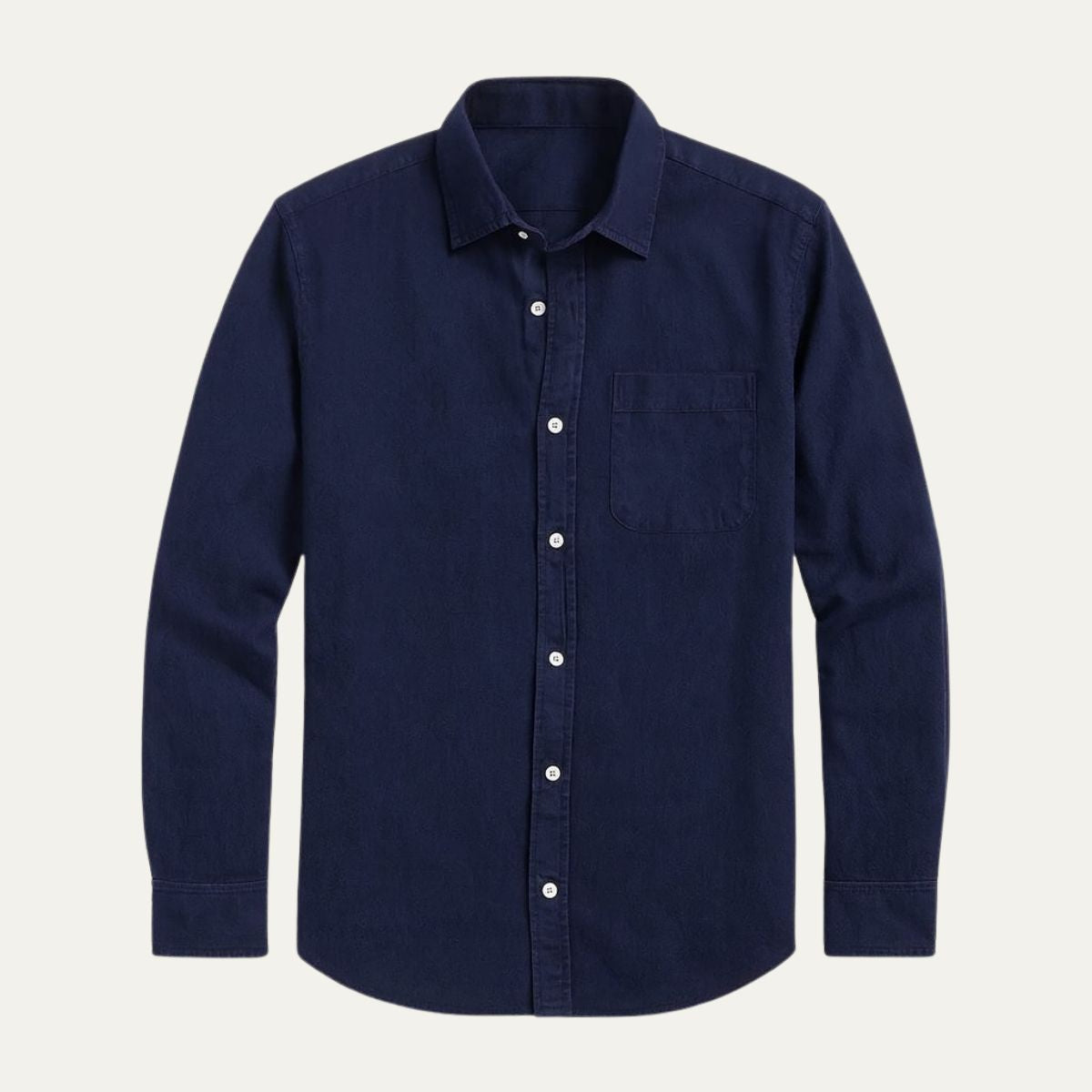 Men's Casual Denim Shirt Blue